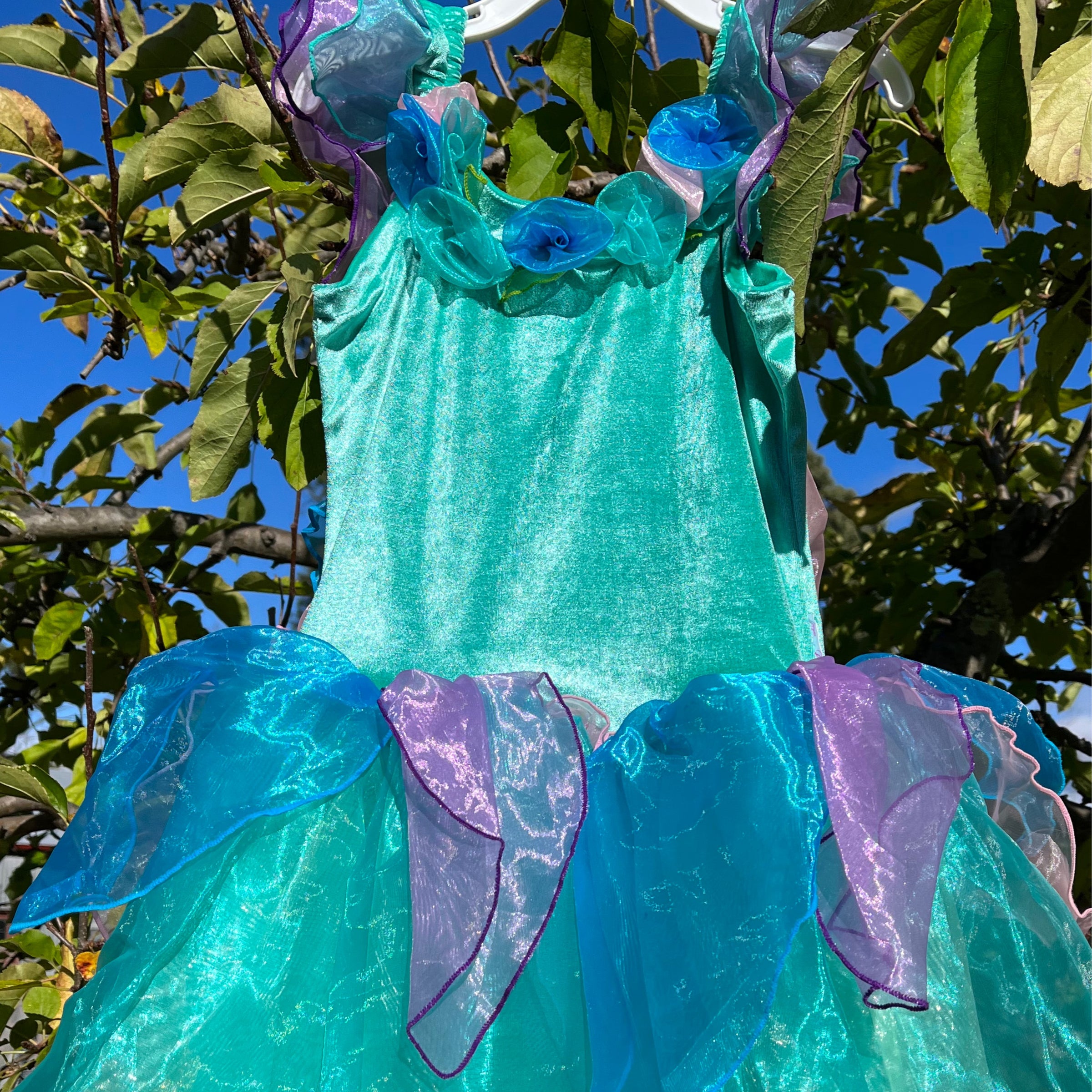turquoise fairy dress Cottage Magic Midi Dress
